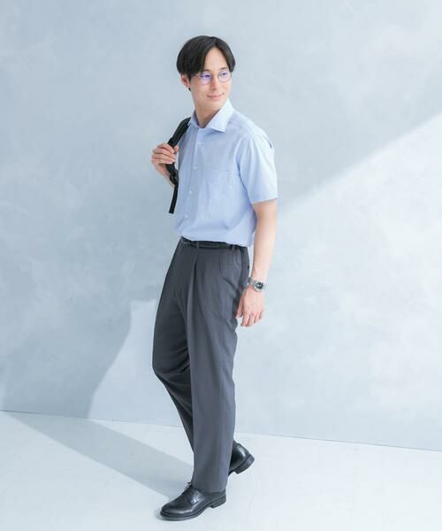 URBAN RESEARCH DOORS / アーバンリサーチ ドアーズ シャツ・ブラウス | LIFE STYLE TAILOR セミワイド半袖シャツ | 詳細7
