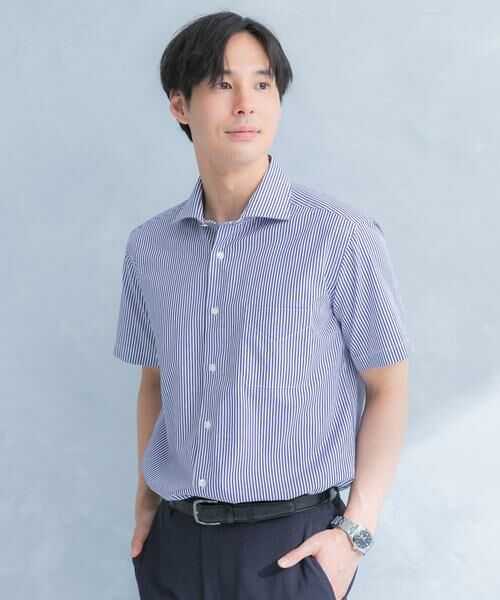 URBAN RESEARCH DOORS / アーバンリサーチ ドアーズ シャツ・ブラウス | LIFE STYLE TAILOR セミワイド半袖シャツ | 詳細13