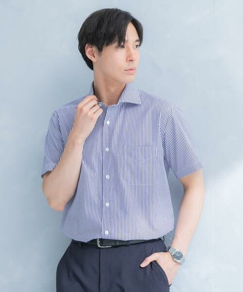 URBAN RESEARCH DOORS / アーバンリサーチ ドアーズ シャツ・ブラウス | LIFE STYLE TAILOR セミワイド半袖シャツ | 詳細14