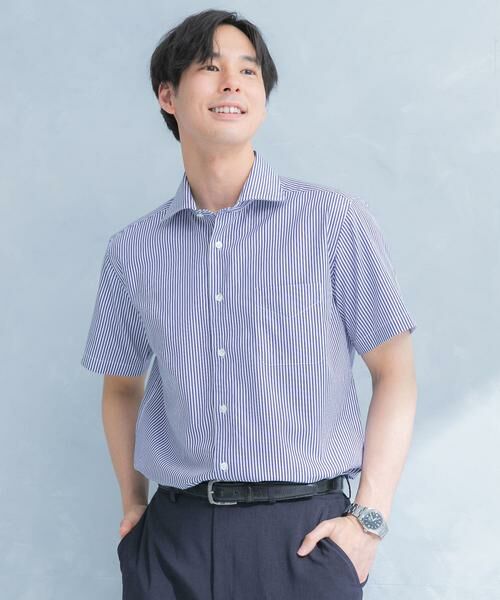 URBAN RESEARCH DOORS / アーバンリサーチ ドアーズ シャツ・ブラウス | LIFE STYLE TAILOR セミワイド半袖シャツ | 詳細15