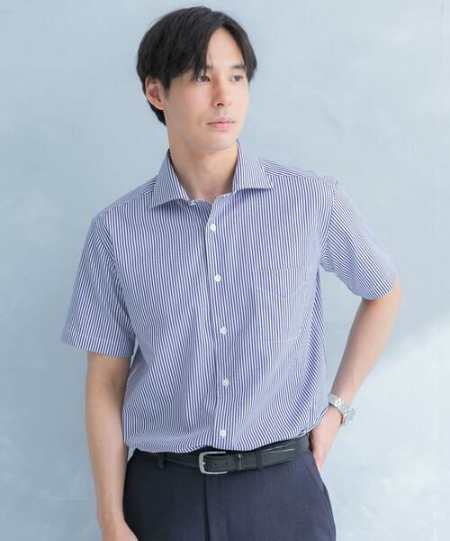 URBAN RESEARCH DOORS / アーバンリサーチ ドアーズ シャツ・ブラウス | LIFE STYLE TAILOR セミワイド半袖シャツ | 詳細16