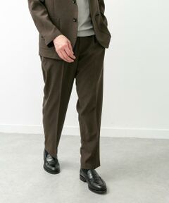 URBAN RESEARCH DOORS / アーバンリサーチ ドアーズ スラックス・ドレスパンツ | LIFE STYLE TAILOR　リネンライクコンフォータブル1タックパンツ