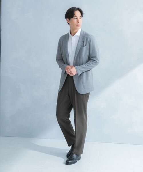 URBAN RESEARCH DOORS / アーバンリサーチ ドアーズ スラックス・ドレスパンツ | LIFE STYLE TAILOR　リネンライクコンフォータブル1タックパンツ | 詳細11