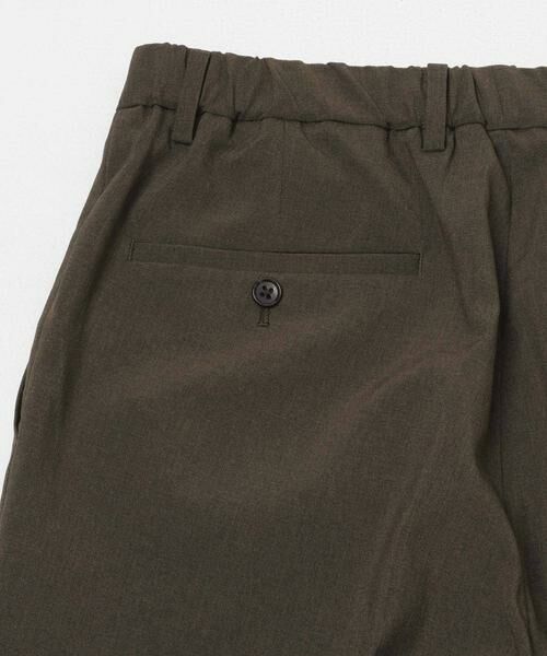 URBAN RESEARCH DOORS / アーバンリサーチ ドアーズ スラックス・ドレスパンツ | LIFE STYLE TAILOR　リネンライクコンフォータブル1タックパンツ | 詳細7