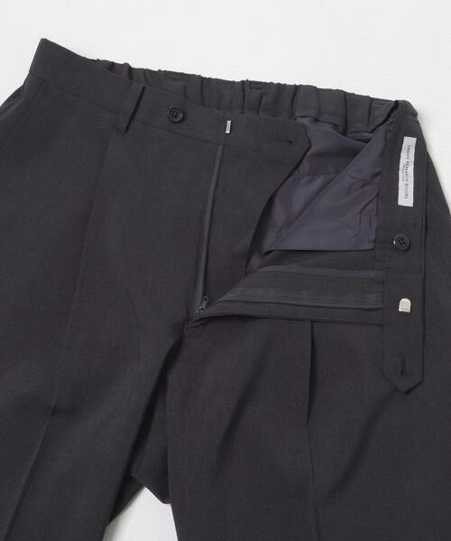 URBAN RESEARCH DOORS / アーバンリサーチ ドアーズ スラックス・ドレスパンツ | LIFE STYLE TAILOR　リネンライクコンフォータブル1タックパンツ | 詳細15