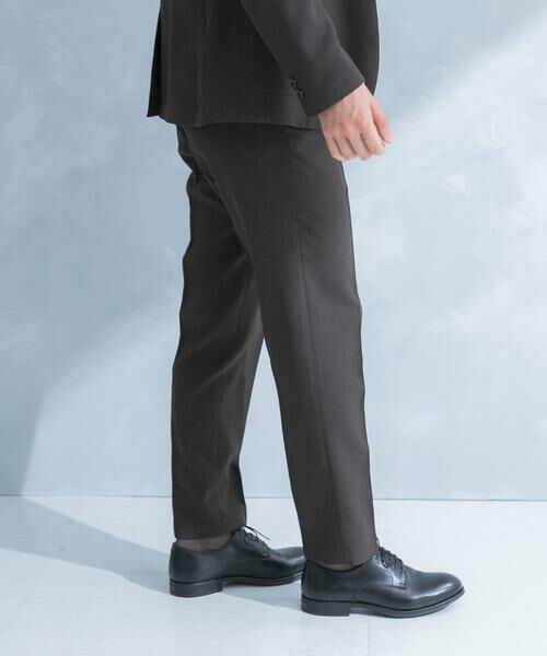 URBAN RESEARCH DOORS / アーバンリサーチ ドアーズ パンツ | LIFE STYLE TAILOR　リネンライク千鳥柄コンフォータブルパンツ | 詳細1