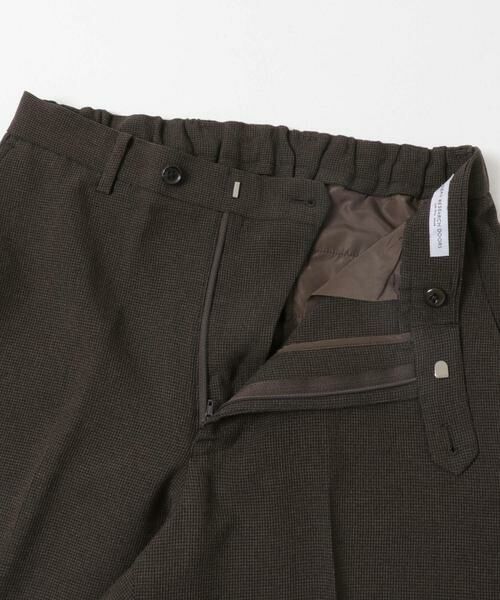 URBAN RESEARCH DOORS / アーバンリサーチ ドアーズ パンツ | LIFE STYLE TAILOR　リネンライク千鳥柄コンフォータブルパンツ | 詳細18