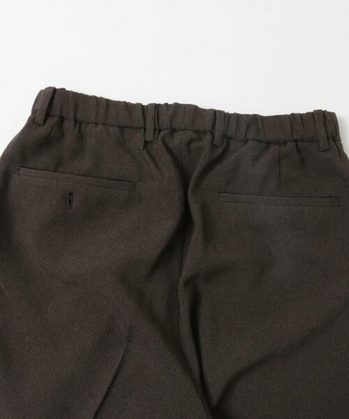 URBAN RESEARCH DOORS / アーバンリサーチ ドアーズ パンツ | LIFE STYLE TAILOR　リネンライク千鳥柄コンフォータブルパンツ | 詳細20