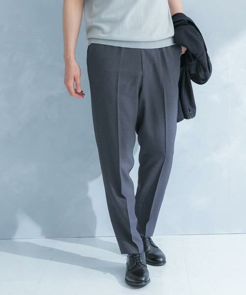 URBAN RESEARCH DOORS / アーバンリサーチ ドアーズ パンツ | LIFE STYLE TAILOR　リネンライク千鳥柄コンフォータブルパンツ | 詳細25