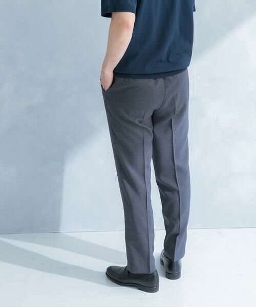 URBAN RESEARCH DOORS / アーバンリサーチ ドアーズ パンツ | LIFE STYLE TAILOR　リネンライク千鳥柄コンフォータブルパンツ | 詳細30