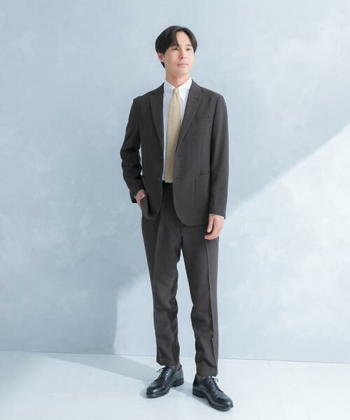 URBAN RESEARCH DOORS / アーバンリサーチ ドアーズ その他アウター | LIFE STYLE TAILOR　リネンライク千鳥柄コンフォータブルジャケット | 詳細6