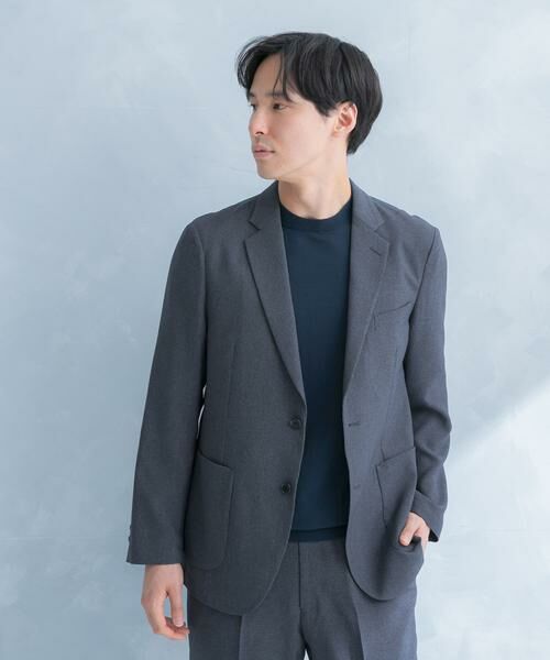 URBAN RESEARCH DOORS / アーバンリサーチ ドアーズ その他アウター | LIFE STYLE TAILOR　リネンライク千鳥柄コンフォータブルジャケット | 詳細22