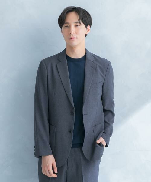 URBAN RESEARCH DOORS / アーバンリサーチ ドアーズ その他アウター | LIFE STYLE TAILOR　リネンライク千鳥柄コンフォータブルジャケット | 詳細23