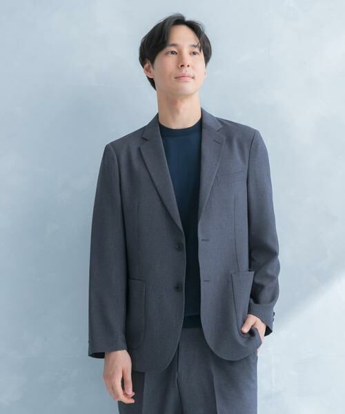 URBAN RESEARCH DOORS / アーバンリサーチ ドアーズ その他アウター | LIFE STYLE TAILOR　リネンライク千鳥柄コンフォータブルジャケット | 詳細24