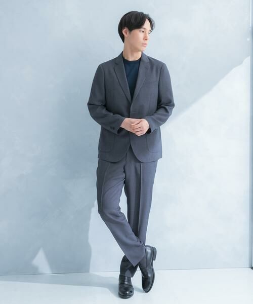 URBAN RESEARCH DOORS / アーバンリサーチ ドアーズ その他アウター | LIFE STYLE TAILOR　リネンライク千鳥柄コンフォータブルジャケット | 詳細26