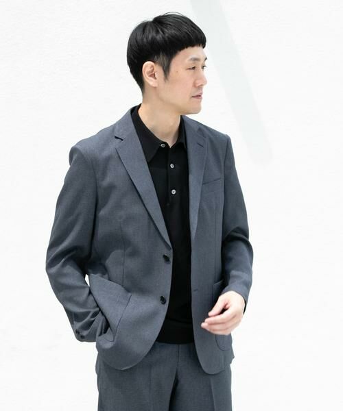 URBAN RESEARCH DOORS / アーバンリサーチ ドアーズ その他アウター | LIFE STYLE TAILOR　リネンライク千鳥柄コンフォータブルジャケット | 詳細30