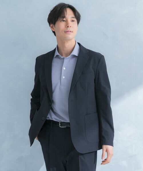URBAN RESEARCH DOORS / アーバンリサーチ ドアーズ その他アウター | LIFE STYLE TAILOR シアサッカーストレッチジャケット | 詳細3