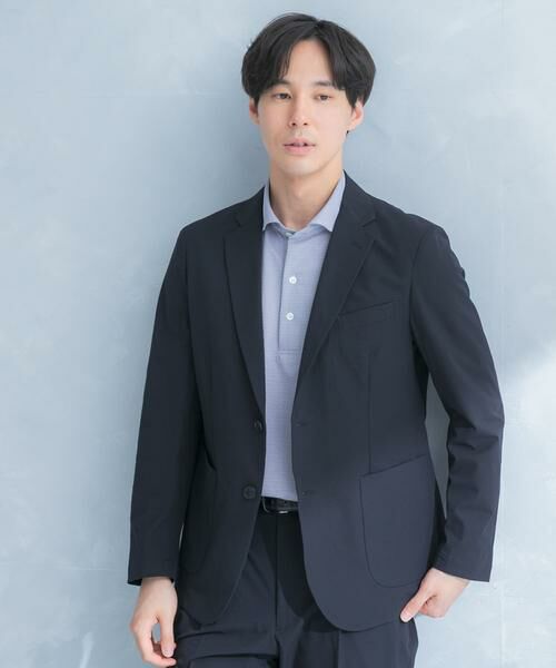 URBAN RESEARCH DOORS / アーバンリサーチ ドアーズ その他アウター | LIFE STYLE TAILOR シアサッカーストレッチジャケット | 詳細4