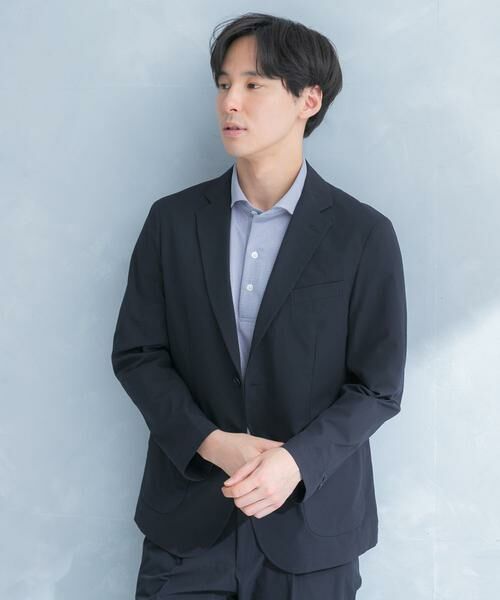 URBAN RESEARCH DOORS / アーバンリサーチ ドアーズ その他アウター | LIFE STYLE TAILOR シアサッカーストレッチジャケット | 詳細5