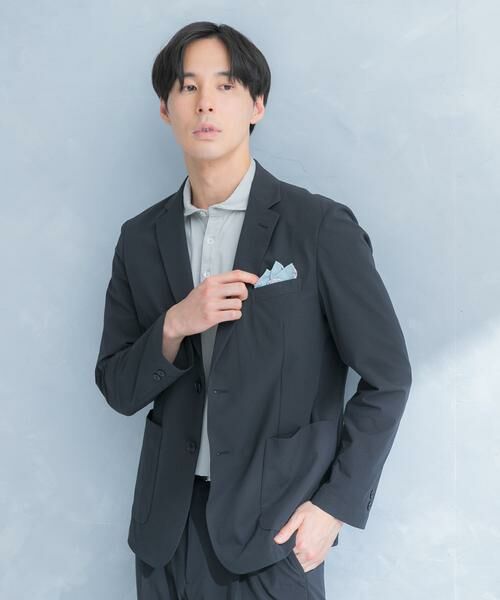 URBAN RESEARCH DOORS / アーバンリサーチ ドアーズ その他アウター | LIFE STYLE TAILOR シアサッカーストレッチジャケット | 詳細18