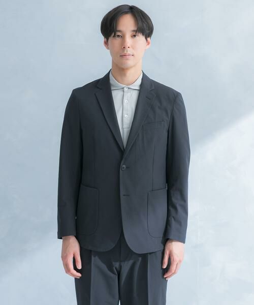 URBAN RESEARCH DOORS / アーバンリサーチ ドアーズ その他アウター | LIFE STYLE TAILOR シアサッカーストレッチジャケット | 詳細24