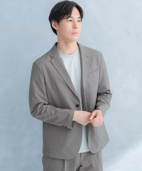 URBAN RESEARCH DOORS / アーバンリサーチ ドアーズ その他アウター | LIFE STYLE TAILOR シアサッカーストレッチジャケット | 詳細29