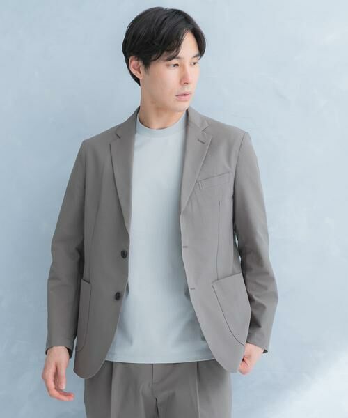 URBAN RESEARCH DOORS / アーバンリサーチ ドアーズ その他アウター | LIFE STYLE TAILOR シアサッカーストレッチジャケット | 詳細30
