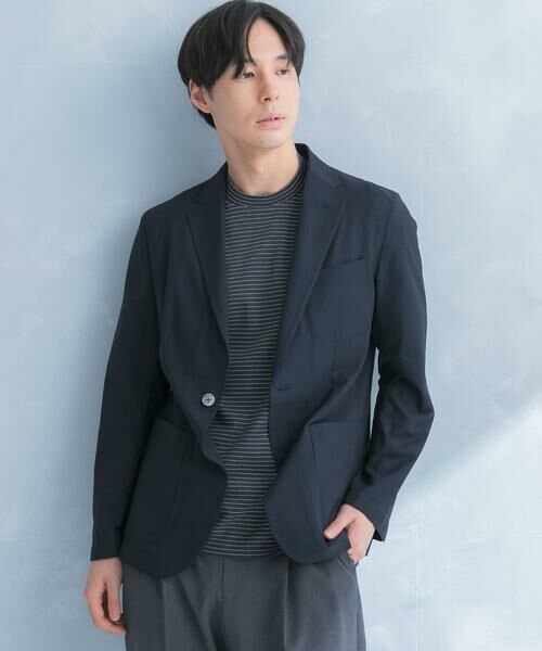 URBAN RESEARCH DOORS / アーバンリサーチ ドアーズ その他アウター | LIFE STYLE TAILOR　ライトメッシュイージージャケット（ネイビー）