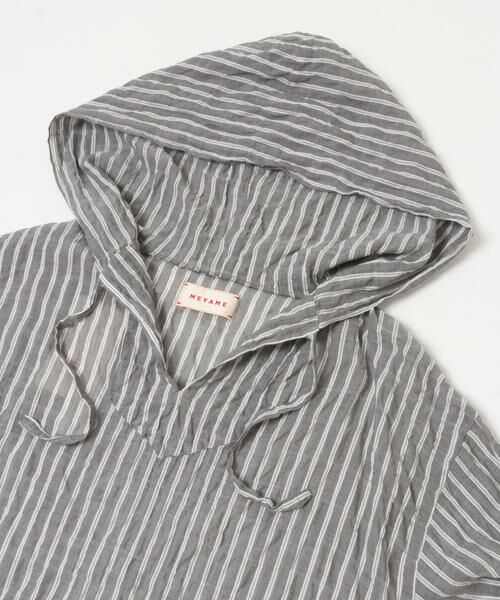 URBAN RESEARCH DOORS / アーバンリサーチ ドアーズ パーカー | MEYAME　STRIPED LIGHT PARKA | 詳細2