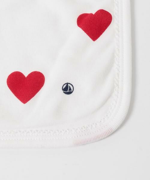 URBAN RESEARCH DOORS / アーバンリサーチ ドアーズ ハンカチ | PETIT BATEAU　ハートプリントハンカチ | 詳細3