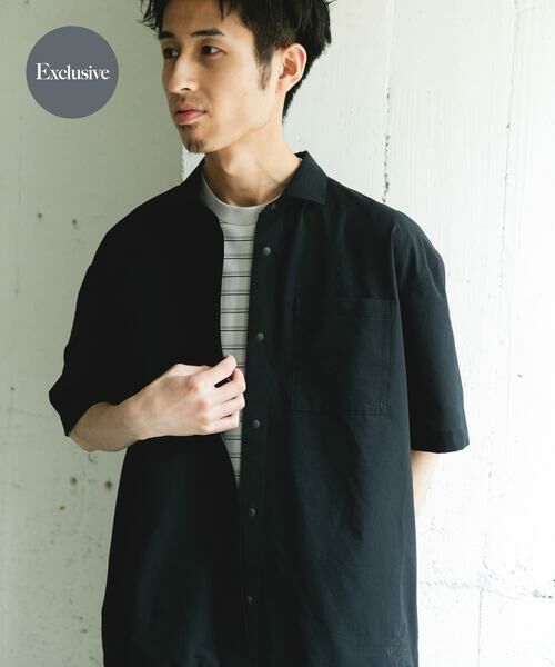 URBAN RESEARCH DOORS / アーバンリサーチ ドアーズ シャツ・ブラウス | 『別注』Marmot×DOORS　DOT AIR SHORT-SLEEVE SHIRTS（スミクロ）