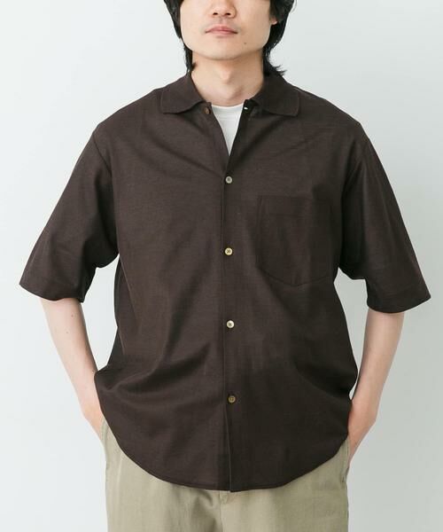 URBAN RESEARCH DOORS / アーバンリサーチ ドアーズ シャツ・ブラウス | marka　SHORT-SLEEVE SHIRTS（ブラウン）