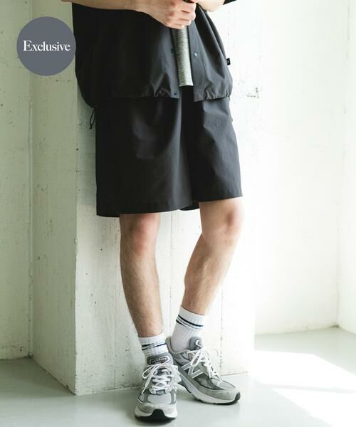 URBAN RESEARCH DOORS / アーバンリサーチ ドアーズ ショート・ハーフ・半端丈パンツ | 『別注』Marmot×DOORS DOT AIR SHORTS(ブルー)