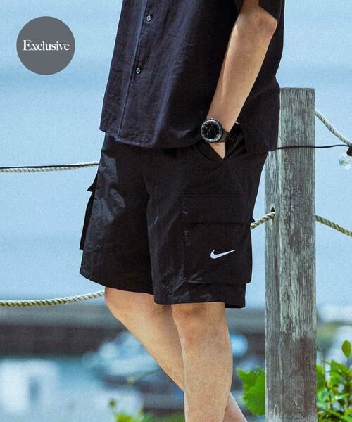 URBAN RESEARCH DOORS / アーバンリサーチ ドアーズ 水着・スイムグッズ | NIKE SWIM×DOORS　EXCLUSIVE 9ボレーショーツ（ブラック）