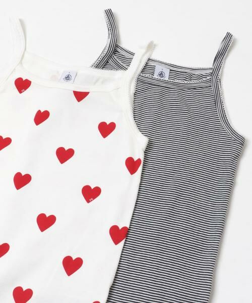 URBAN RESEARCH DOORS / アーバンリサーチ ドアーズ キャミソール・チューブトップ | PETIT BATEAU　VEST TOP（ホワイト系その他）