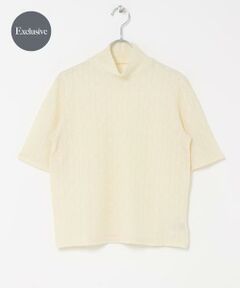 URBAN RESEARCH DOORS / アーバンリサーチ ドアーズ その他トップス | 『別注』Audrey and John Wad×DOORS　レースボトルネック半袖プルオーバー