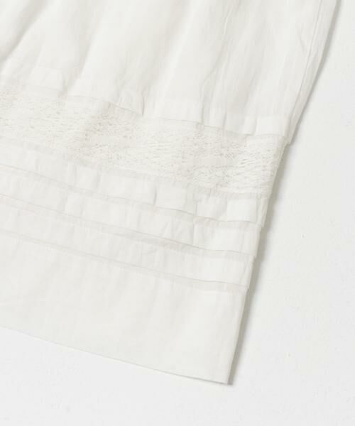 URBAN RESEARCH DOORS / アーバンリサーチ ドアーズ ロング・マキシ丈スカート | SOIL　COTTON VOILE LACE SKIRT | 詳細7