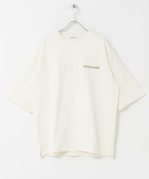 URBAN RESEARCH DOORS / アーバンリサーチ ドアーズ Tシャツ | FORK&SPOON　フロッキープリントTシャツ | 詳細8
