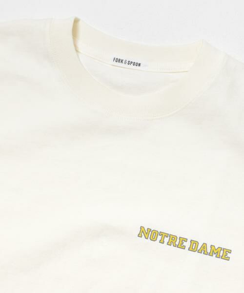 URBAN RESEARCH DOORS / アーバンリサーチ ドアーズ Tシャツ | FORK&SPOON　フロッキープリントTシャツ | 詳細9