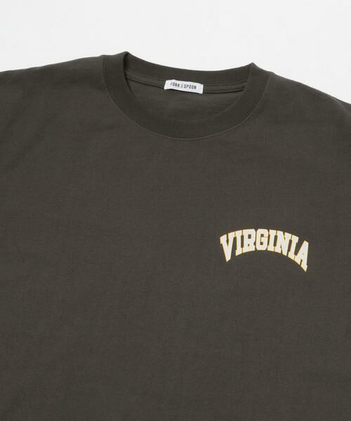 URBAN RESEARCH DOORS / アーバンリサーチ ドアーズ Tシャツ | FORK&SPOON　フロッキープリントTシャツ | 詳細18