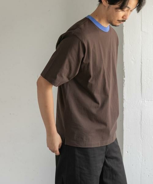 URBAN RESEARCH DOORS / アーバンリサーチ ドアーズ Tシャツ | FORK&SPOON　リンガーショートスリーブTシャツ | 詳細3