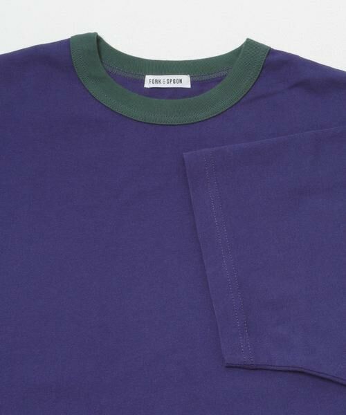 URBAN RESEARCH DOORS / アーバンリサーチ ドアーズ Tシャツ | FORK&SPOON　リンガーショートスリーブTシャツ | 詳細18