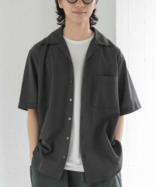URBAN RESEARCH DOORS / アーバンリサーチ ドアーズ シャツ・ブラウス | FORK&SPOON　シアサッカーショートスリーブシャツ | 詳細3