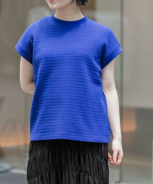 URBAN RESEARCH DOORS / アーバンリサーチ ドアーズ Tシャツ | FORK&SPOON　ワッフルバックボタンプルオーバー | 詳細3