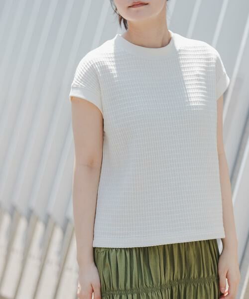 URBAN RESEARCH DOORS / アーバンリサーチ ドアーズ Tシャツ | FORK&SPOON　ワッフルバックボタンプルオーバー | 詳細16