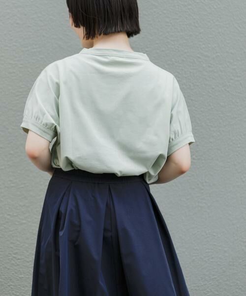 URBAN RESEARCH DOORS / アーバンリサーチ ドアーズ Tシャツ | FORK&SPOON　ボトルネックギャザースリーブTシャツ | 詳細4