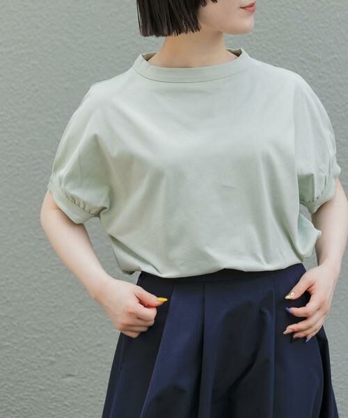URBAN RESEARCH DOORS / アーバンリサーチ ドアーズ Tシャツ | FORK&SPOON　ボトルネックギャザースリーブTシャツ | 詳細6
