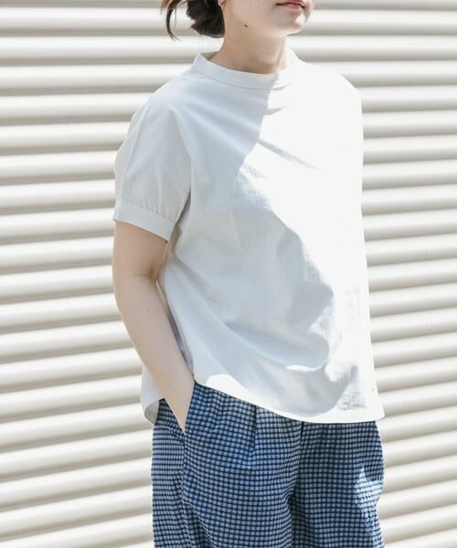URBAN RESEARCH DOORS / アーバンリサーチ ドアーズ Tシャツ | FORK&SPOON　ボトルネックギャザースリーブTシャツ | 詳細12