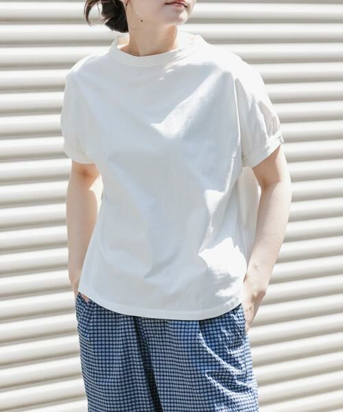 URBAN RESEARCH DOORS / アーバンリサーチ ドアーズ Tシャツ | FORK&SPOON　ボトルネックギャザースリーブTシャツ | 詳細13