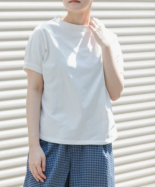 URBAN RESEARCH DOORS / アーバンリサーチ ドアーズ Tシャツ | FORK&SPOON　ボトルネックギャザースリーブTシャツ | 詳細14